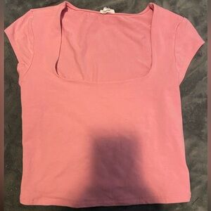 Pink Garage square neck top